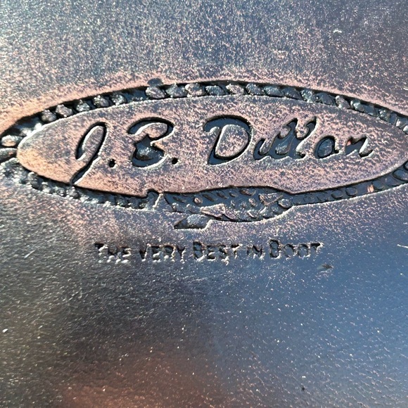 NWT Women's J.B. Dillon western Boots Size 7B Goat Leather JBW2303 distressed. - Picture 9 of 12